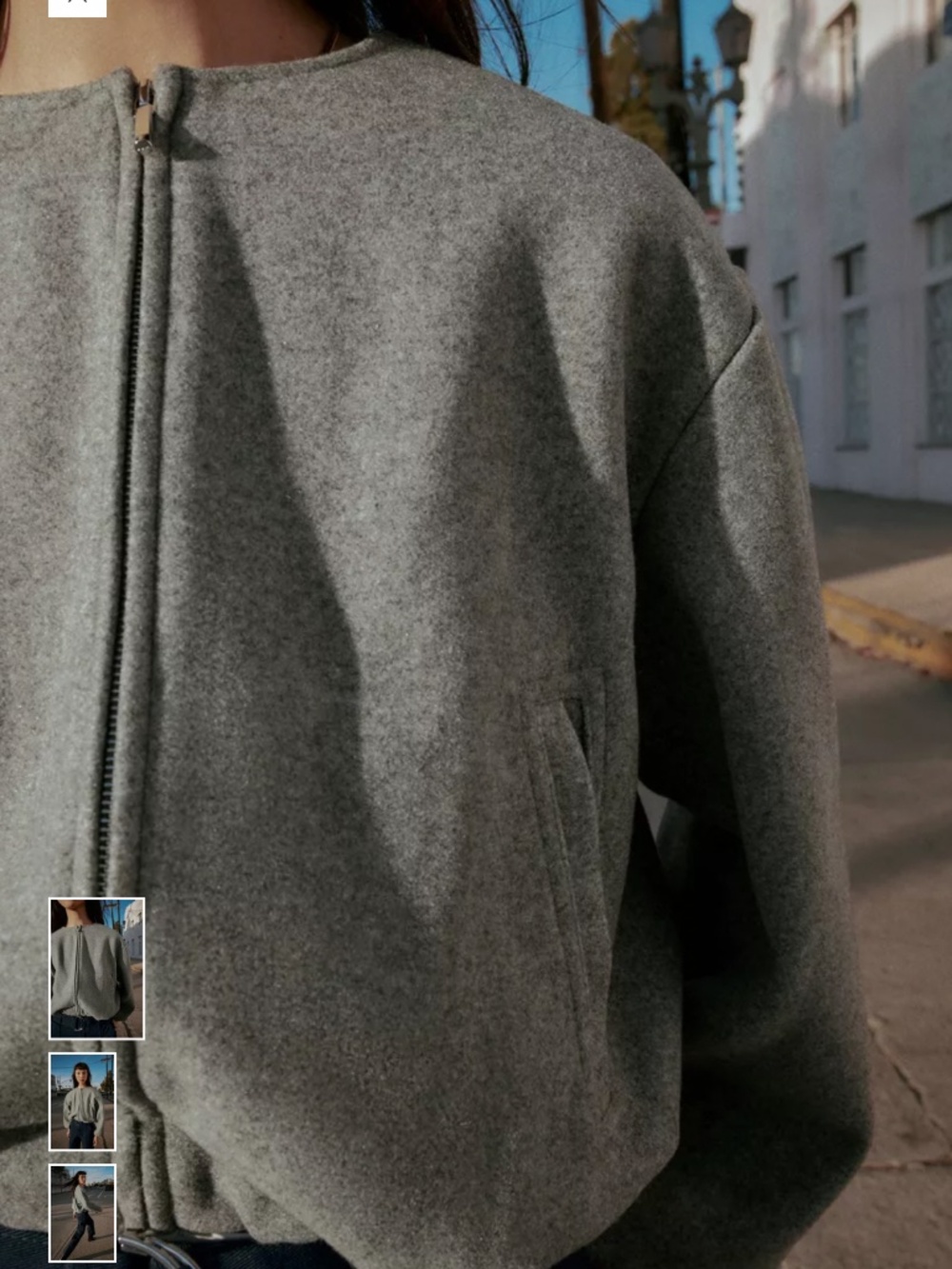 New Zara Bomber Jacket - Picture 4 of 6